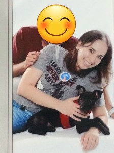 Gotcha Day family portrait with Cookie