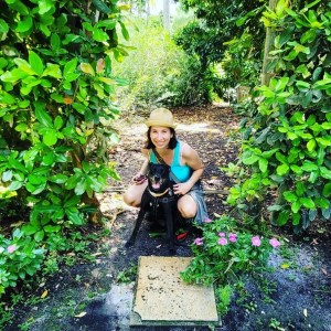 Cookie & Me, Dog Day in the Garden, May 2022