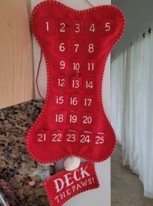 25 days of Christmas dog advent calendar